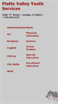 Mobile Screenshot of plattevalley.greeleyschools.org