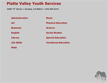 Tablet Screenshot of plattevalley.greeleyschools.org